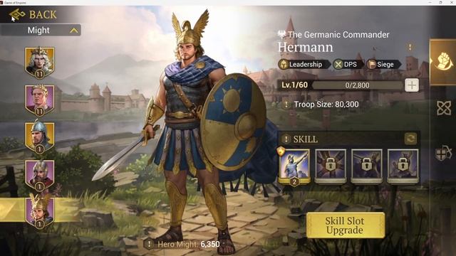 Game Of Empires: Warring Realm - Leadership Heroes Walk Through