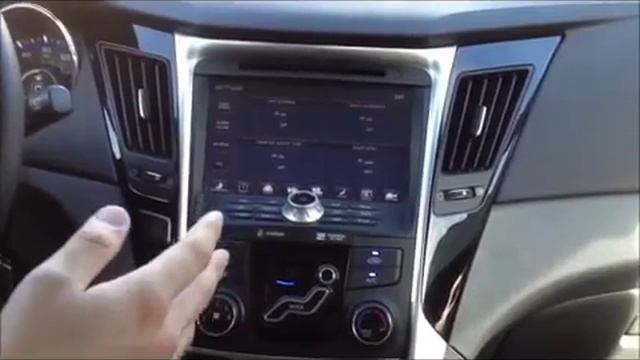 How To Operate The 2012 Hyundai Sonata Factory Integrated Navigation