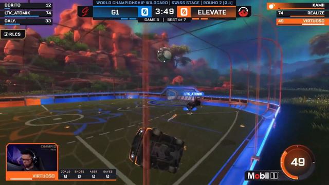 G1 Vs. Elevate | Swiss Round 2 | 2023 Rocket League World Championship Wildcard