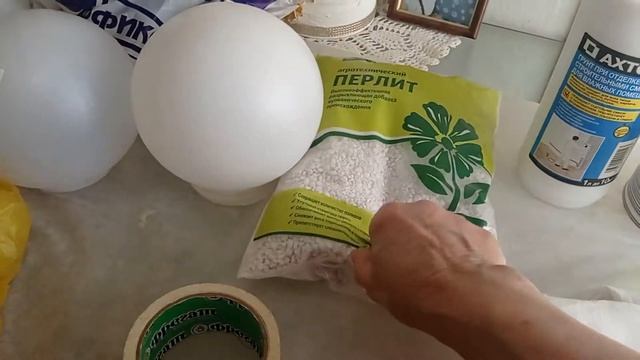 Цементный шар для украшения сада