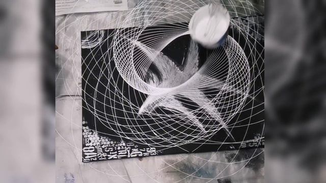 Как я делаю линии на картине-талисмане 