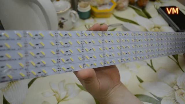 Посылки 129. Китай. Led светодиодная линейка на диодах 7020 распаковка и проверка ebay