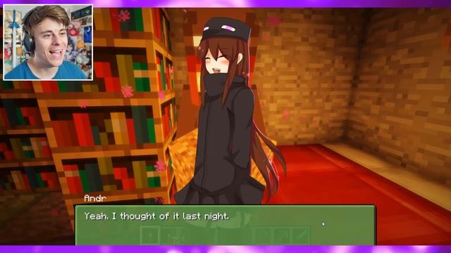 A CUTE ENDERMAN GIRL And HER CAT | Minecraft 