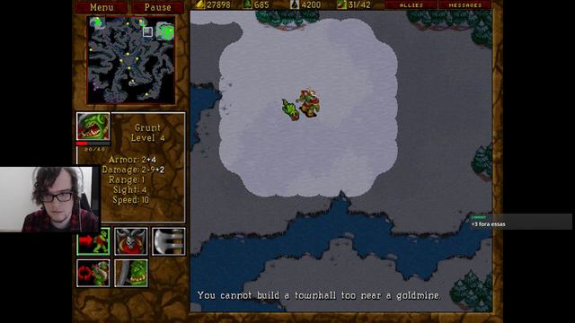 WARCRAFT 2: DRAGÃO ARREBENTOU NESSE FFA! WC2 Gameplay Online Em Português PT-BR