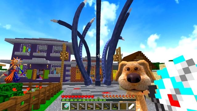 ГОВОРЯЩИЙ ТОМ СЪЕЛ СЫНА ЗОМБАКА ЕНОТИКА В МАЙНКРАФТ