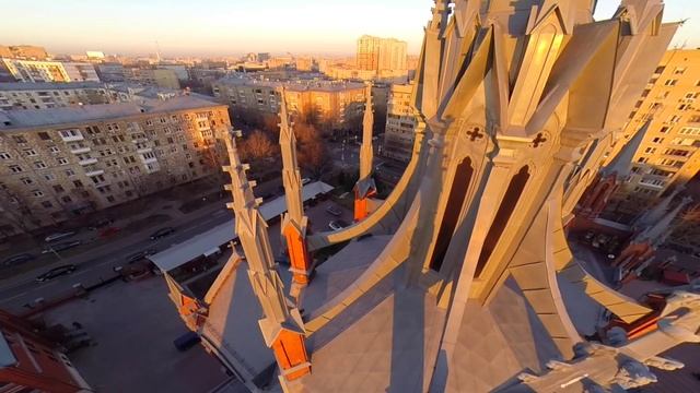 Собор Непорочного Зачатия Пресвятой Девы Марии с квадрокоптера