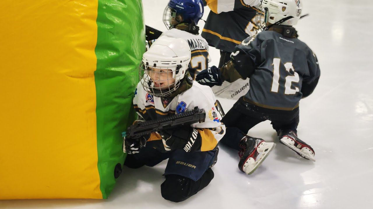 Лазертаг на льду. Дети Балашиха 2015