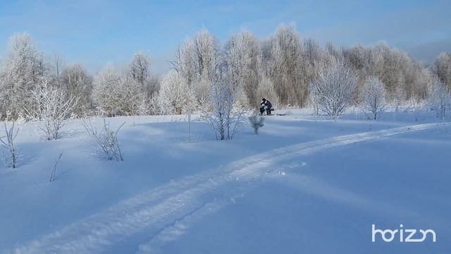 Самодельный снегоход 