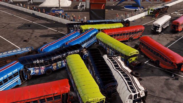 School Bus Figure 8 Crash Crossing | Busy Intersection 5 | Wreckfest