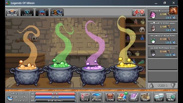 Let's Play Legends Of Idleon - Episode 13: Rock Dog Aftermath, World 2, Alchemy!