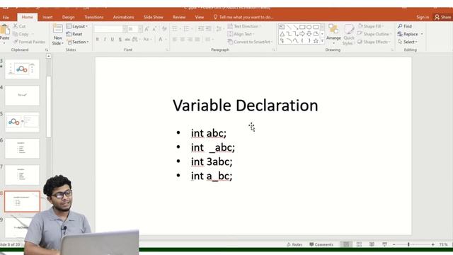 Rules Of Variable Declaration || Programming Language C