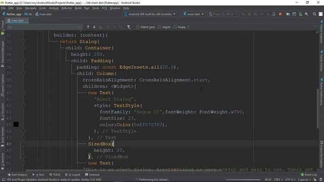 30. Custom Dialog in flutter  flutter bangla tutorial