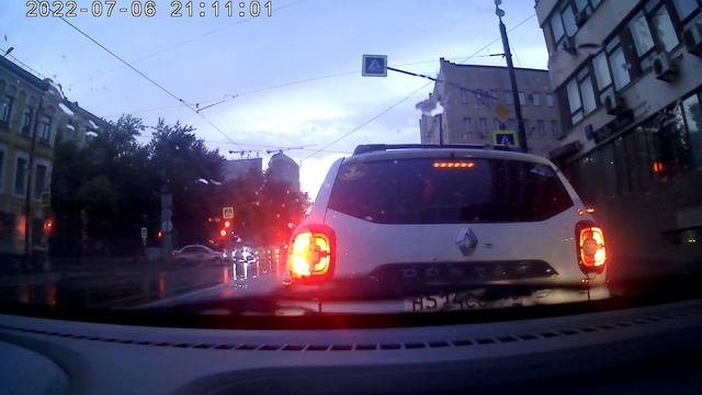 2022.07.06 Автохугиган с камерой заднего вида, госномер Н514СО 790 RUS