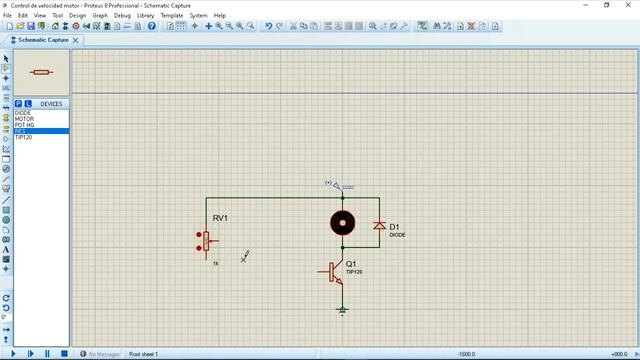 Control De Velocidad De Un MOTOR | Proteus | Proyectos De Electrónica