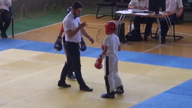 Мирошниченко Никита 1.1 ЛАЙТ 19.09.15 Чемпионат и Первенство г.Симферополя по кикбоксингу WAKO