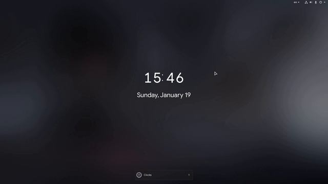 GNOME 3.36: Lock Screen PR 922 + 872