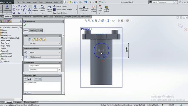 AUTOCAD L SOLIDWORKS L CAD ENGINEER L SOLID WORKS PART MODEL FOR BEGINNERS 14