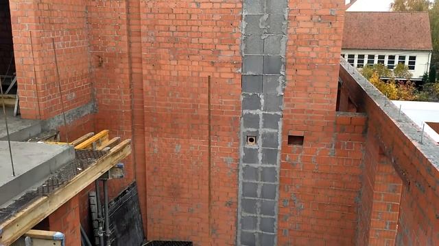 кладка труб вентканалов высотой 9,5 метров