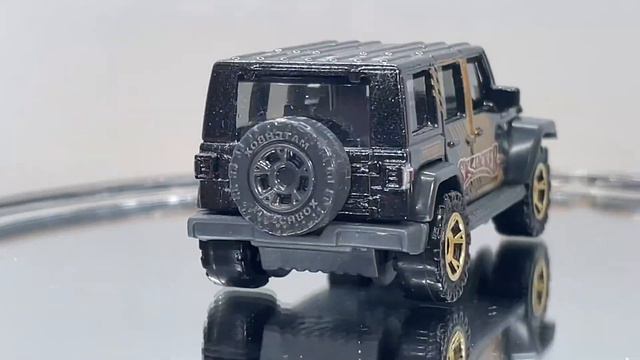 JOHN316DIECAST Matchbox '18 Jeep Wrangler JL  Black Off Road GMM09-4B10 Skyjacker