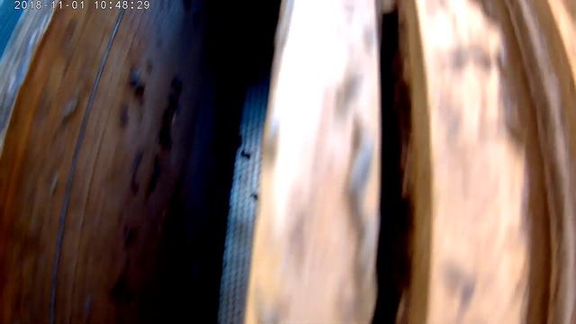 Как сжимается клуб пчел от холода.Ошибка пчеловода.Как комплектовать гнездо пчелосемей в зиму.