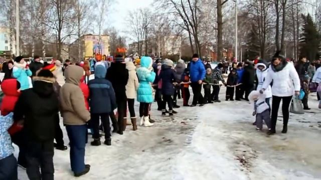 Масленица в Луховицах. 22 февраля 2015 г.