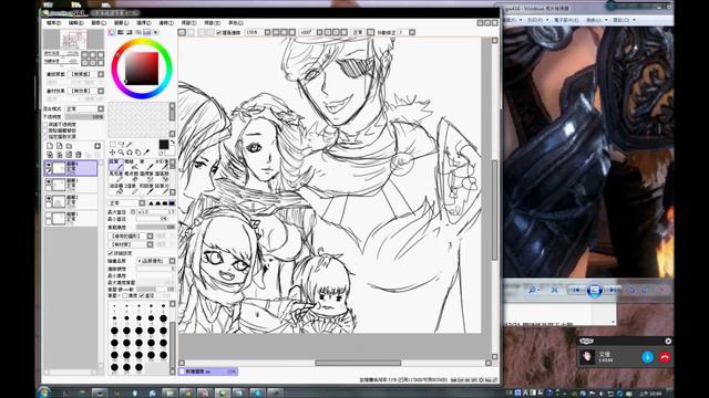 Drawing All My Guild Wars 2 Characters. By Neko