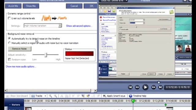Убрать шум из аудио в Camtasia Studio