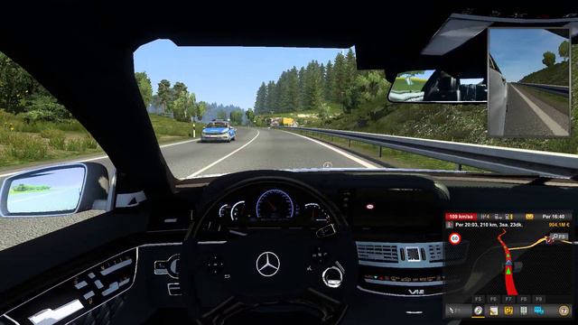 Mercedes-Benz W221 S65 AMG-Euro Truck Simulator 2 (1.48)