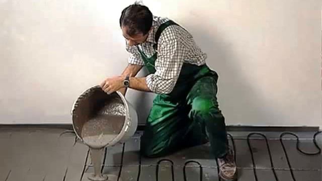 бетонное основание пола