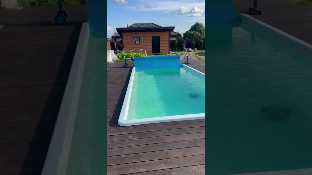 Готовый композитный бассейн 6 х 3 м в поселке Пушное