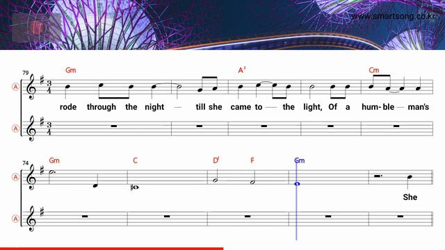 The Girl With April In Here Eyes - Chris Deburgh (Alto Saxophone Sheet Music Gm Key / Karaoke /Easy