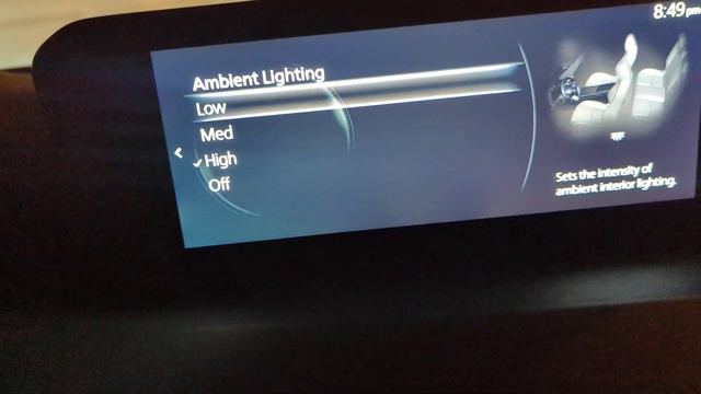 Mazda 3 Ambient Lighting - 2023 Mazda3 Sport (Hatchback)