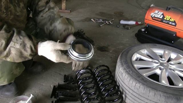 Модернизация подвески  Kia Rio и Hyundai Solaris