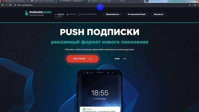 Заработок на Push уведомлениях. Три аналога Badboys