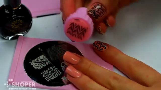 Стемпинг для ногтей Stamping Nail Art 1