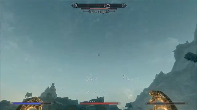 Flying Train Apocalypse - Skyrim