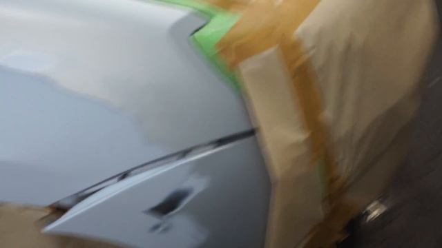 ЛАДА ГРАНТАРихтовка и покраска крыла.ANEST IWATA SUPERNOVA LS-400 ETS идет в бой.