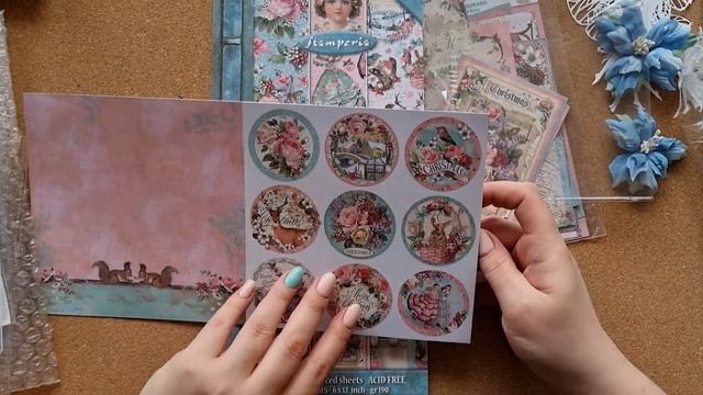 #СкрапВлог Распаковка/Открытки/Новая коробка в курсе