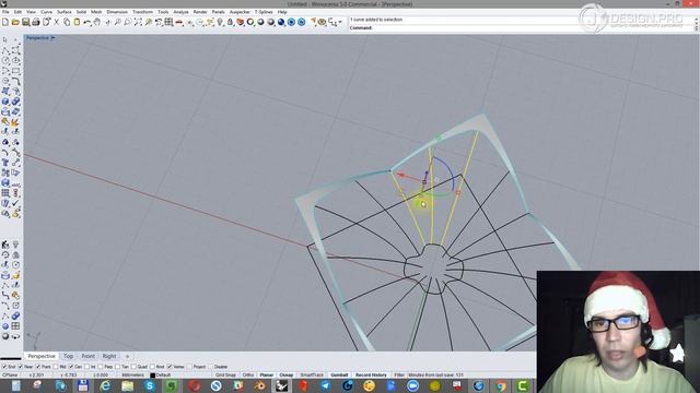 J-DESIGN.PRO - Моделируем складки дивана на шариках в Rhinoceros