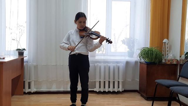 Кайраткызы Аделия ,10 лет   Нат.Рубенштейн 