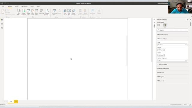 Power BI In Hindi | 4  Resize Power BI Dashboard Size In Hindi