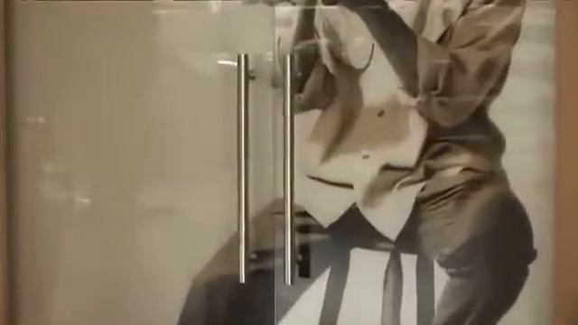 Стеклянные раздвижные двери с доводчиком