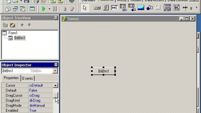 27 Delphi 7 Компоненты BitBtn, SpeedButton