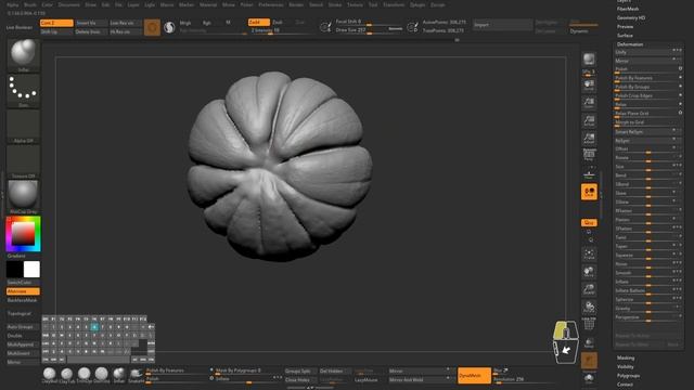 Zbrush Tutorial - Pumpkin Sculpt Part 1