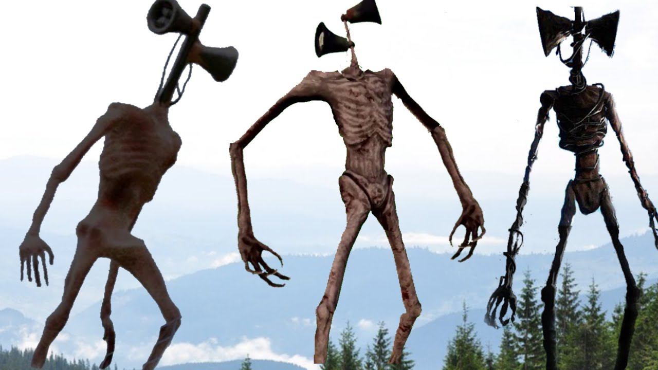 Сиреноголовый лучшие моменты Сборник Siren Head & Cartoon Cat In The Real Life