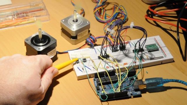 Arduino With Two Stepper Motors