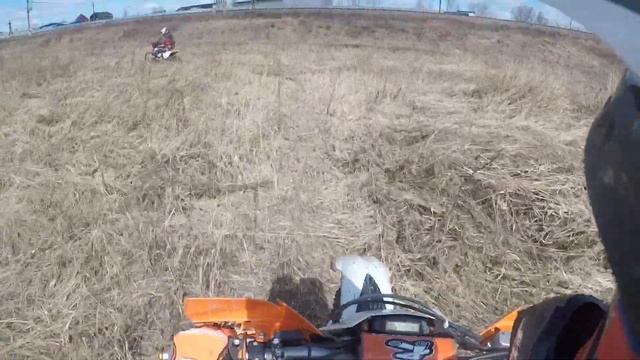 11.04.2018 Тренировка в д. Вялки. KTM EXC-F 250 2012