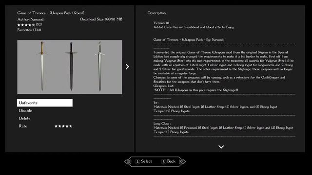 Skyrim Role Play Mod List Season 1