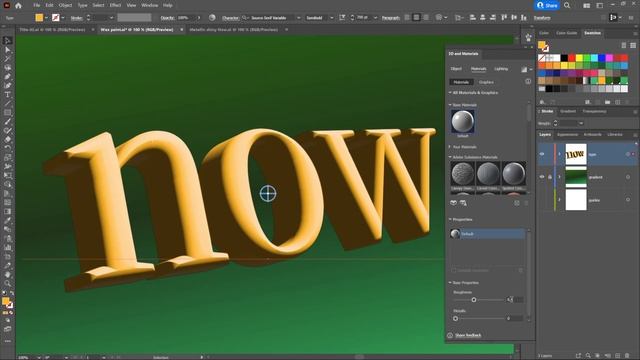 Wrap Your Illustrator 3D In Real World-ish Materials!