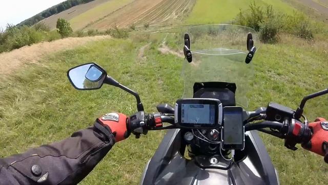 NC750X Off-road Fast Sand Gravel Test